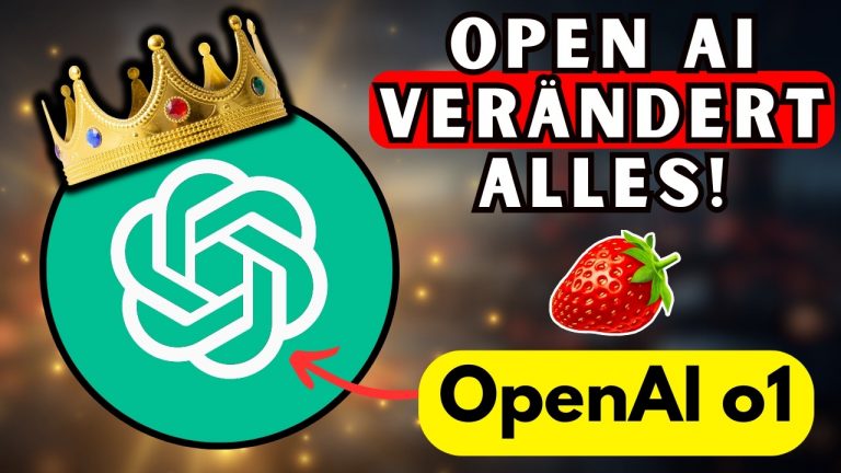 ChatGPT kann jetzt “Denken”| Neues OpenAI o1-Modell (Project Strawberry)