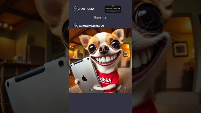 Chihuahua is a iPad kid #ai #chatgpt #memes