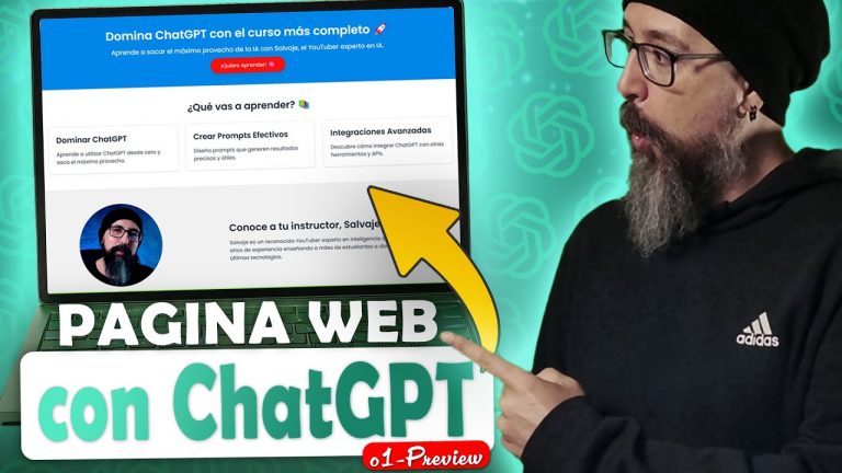 Crea tu PAGINA WEB con el NUEVO o1 – PREVIEW de ChatGPT [ SIN PROGRAMAR ] Tutorial IA