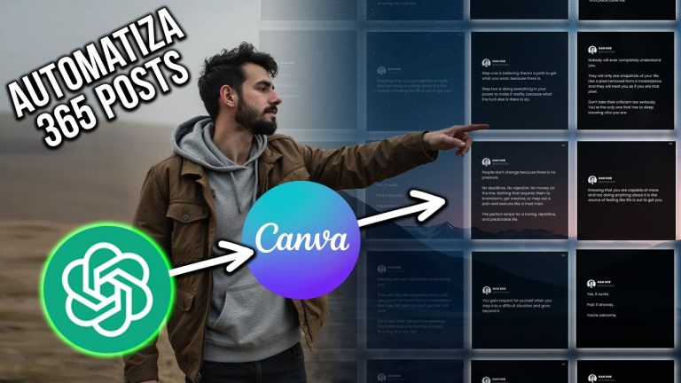 Crea y Automatiza 1 Año de Contenido en Instagram (Canva + ChatGPT + Make)