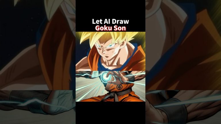 [Dragon Ball] Let AI Draw Goku Son #ai #anime #shorts #chatgpt #dragonball #gokuson