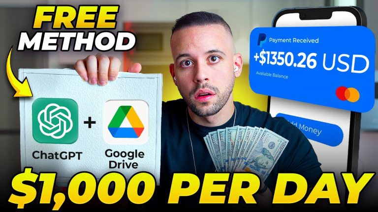 Earn $1,000/Day with ChatGPT & Google Drive for FREE