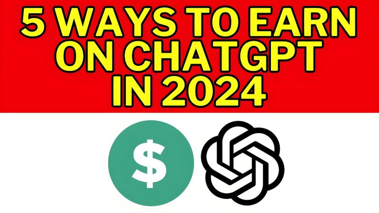 How to Earn from ChatGPT in 2024 | Make Money with ChatGPT