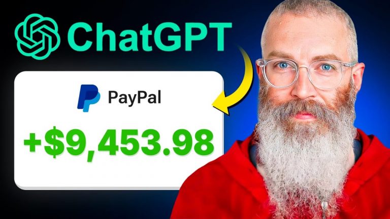 How to Make $9,453.98 with ChatGPT (EASY method, brand new)