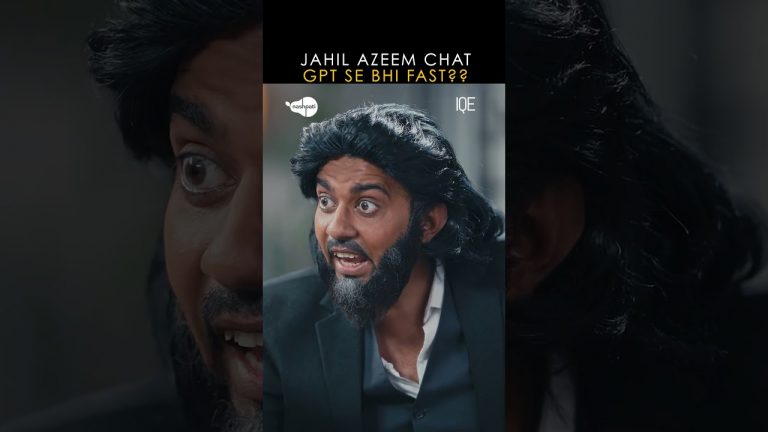 Jaahil Azeem ChatGPT Se Bhi Ziada Fast?? | The Nash Show Podcast | Sahil Adeem | Comedy Sketch