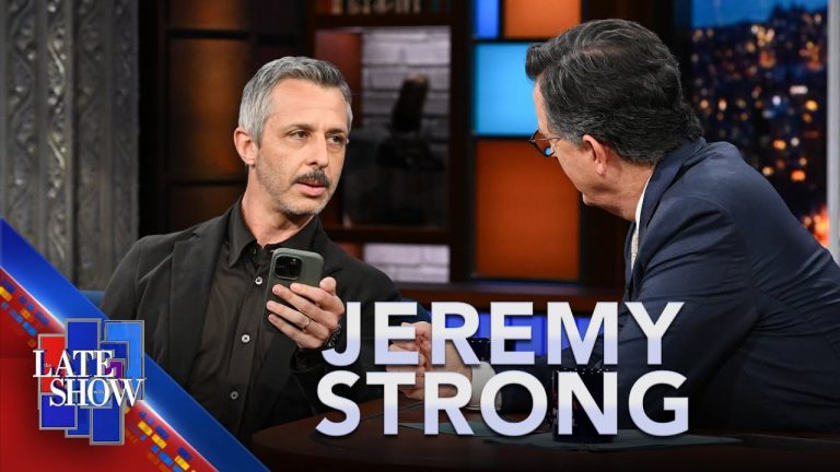 Jeremy Strong Used ChatGPT To Craft A Charming Anecdote For His Late Show Interview