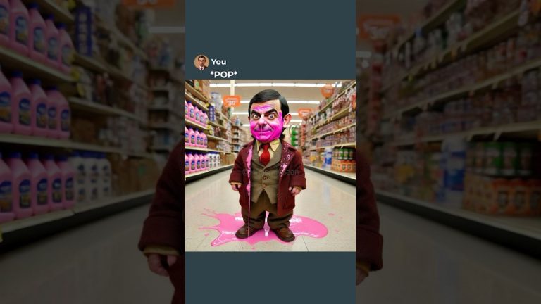 Mr Bean Vs. Bubble Gum #ai #aiart #chatgpt