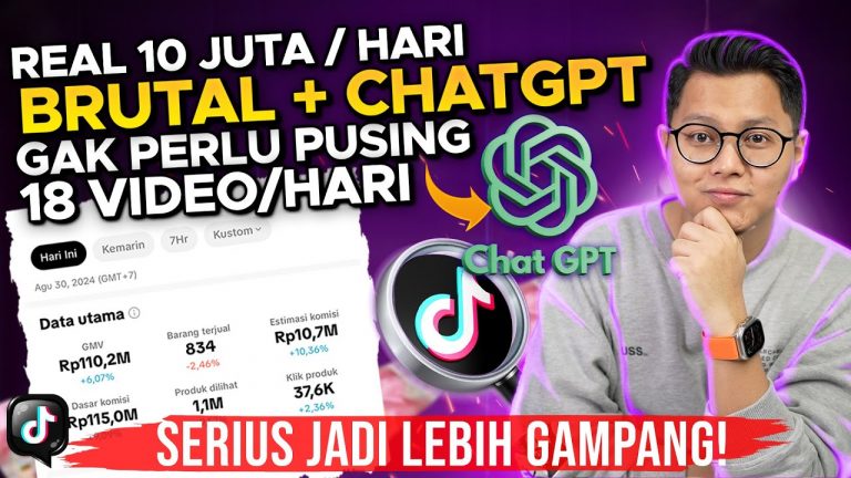 REAL 100 JUTA/HARI, KONTEN BRUTAL SEKARANG GAMPANG PAKE CHATGPT ! GINI CARANYA !