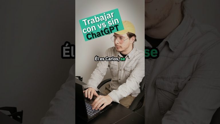 Trabajar con ChatGPT vs. sin ChatGPT