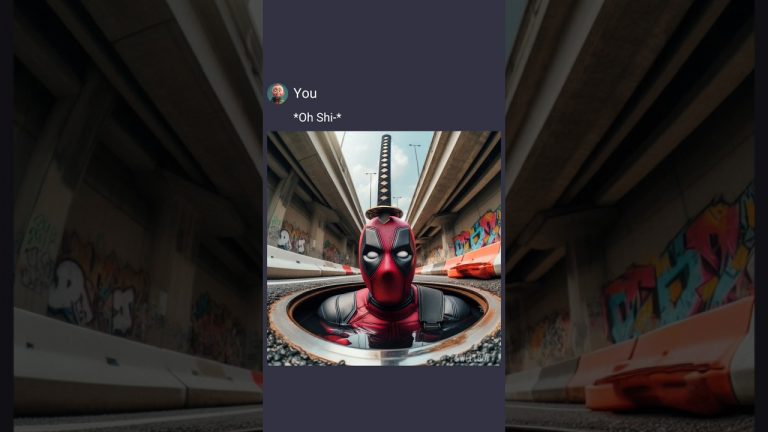 When Deadpool is roasting Wolverine #ai #aiart #chatgpt #memes