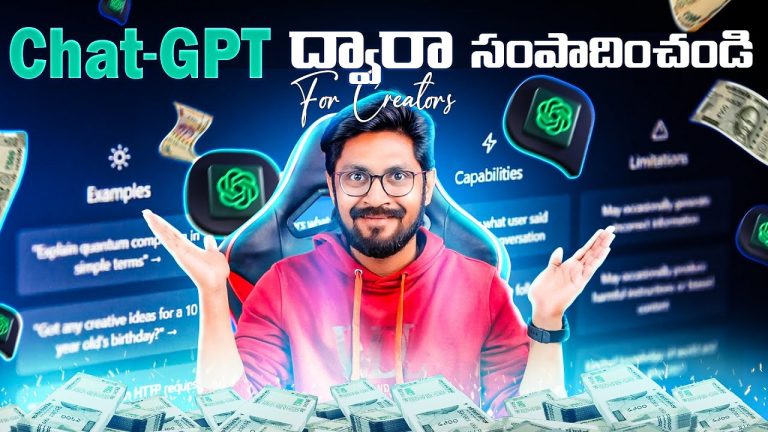 Chat-GPT For Creators Course By Sai Krishna