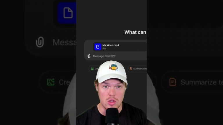 ChatGPT Reads Videos Now!?