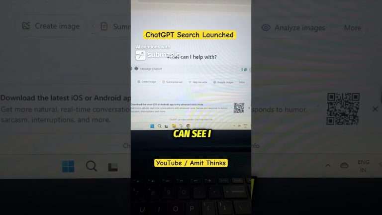 ChatGPT Search Launched #shorts #openai #chatgpt #amitthinks