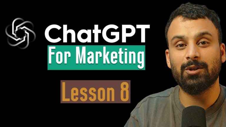 ChatGPT for digital marketers | Lesson 8 | Keyword Research