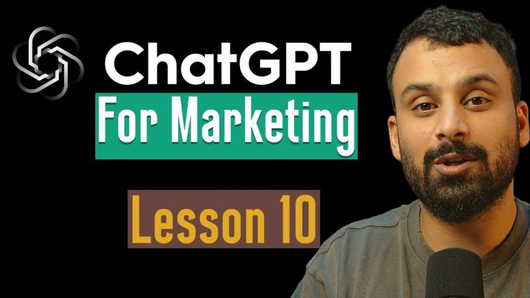 ChatGPT for digital marketers | Reporting | Lesson 10