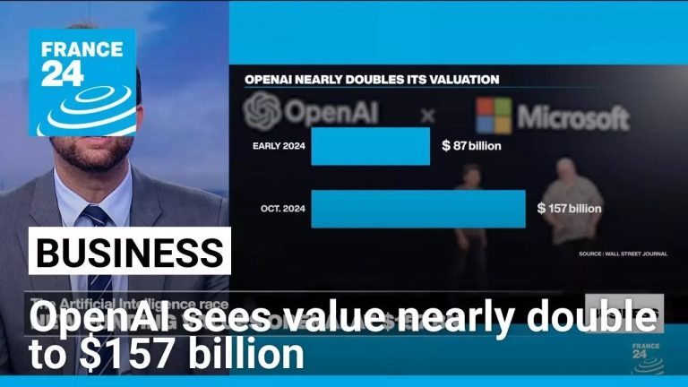 ChatGPT maker OpenAI sees value nearly double to $157 billion after new funding round FRANCE 24