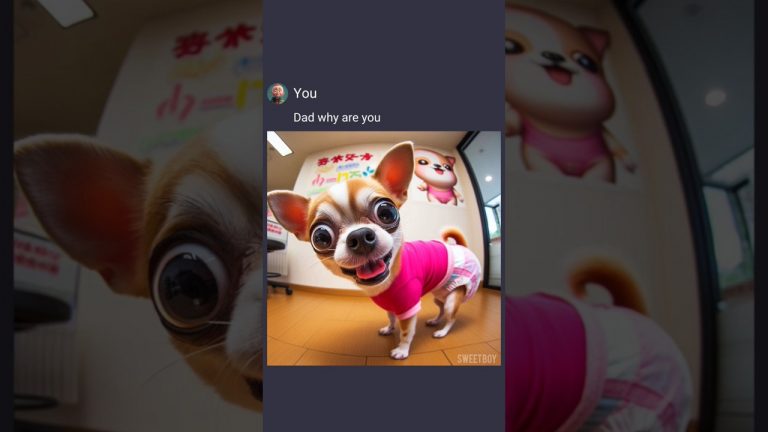 Chihuahua get adopted by mean karen #ai #aiart #chatgpt #memes