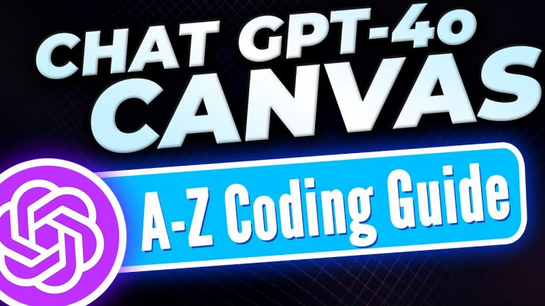 Code anything with ChatGPT 4o Canvas! *NEW 2024*