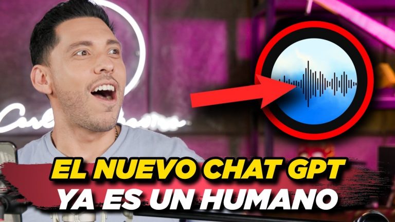 El nuevo CHAT GPT ya es un humano: Escucha su voz