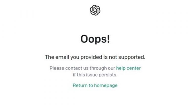 How To Fix The Email You Provided Is Not Supported ChatGPT Error [Guide]