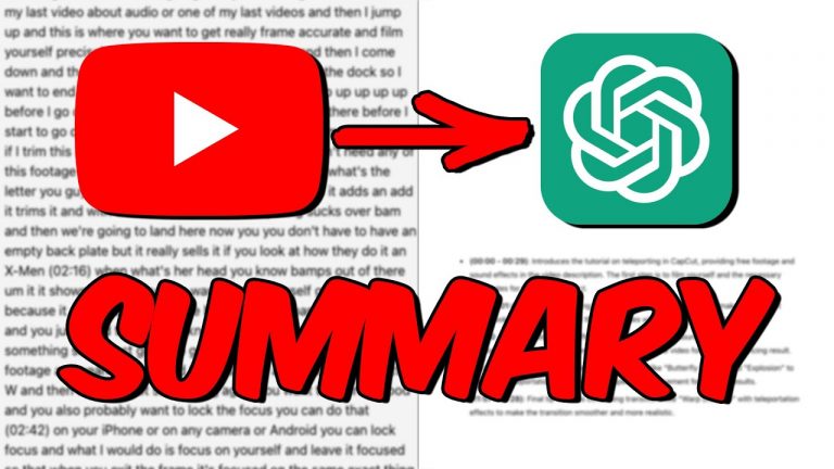 How To Summarize YouTube Videos with ChatGPT