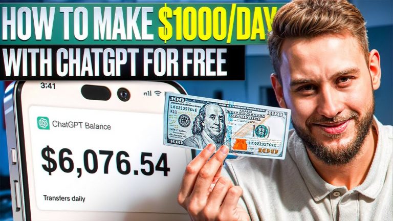 How to Make $1000/Day with ChatGPT for FREE