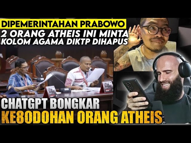 Kolom Agama DiKTP mau dihapus. ChatGPT Bongkar KE80D0HAN Orang Athe!s