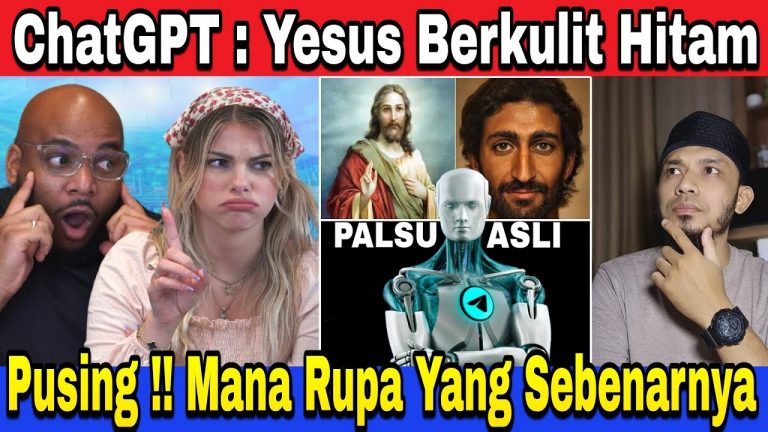 MAKIN PUSING Sepasang Kristen Tanya ChatGPT Ungkap Rupa YESU$ Sebenarnya