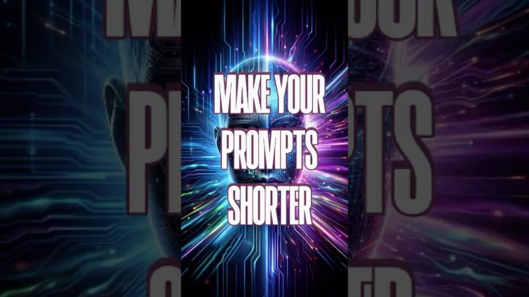 Make Your Prompts Shorter #ai #chatgpt #prompts