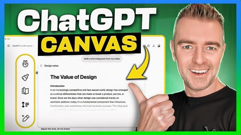 NEW ChatGPT Canvas Demo – BEAST MODE For Writers!