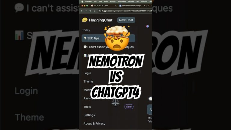 Nemotron 70B vs ChatGPT-4o #chatgpt #ai #nvidia