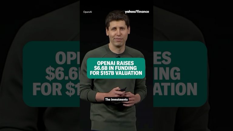 @OpenAI raises $6.6B in funding for $157B valuation #shorts