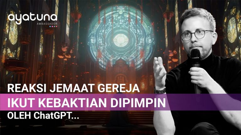 WADUH ChatGPT BAKAL GANTIKAN PASTOR? UJI COBA DI JERMAN JEMAAT RAMAI DAN PENASARAN