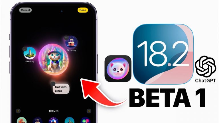 iOS 18.2 Beta 1 – Genmoji + image playground & Siri ChatGPT Support!