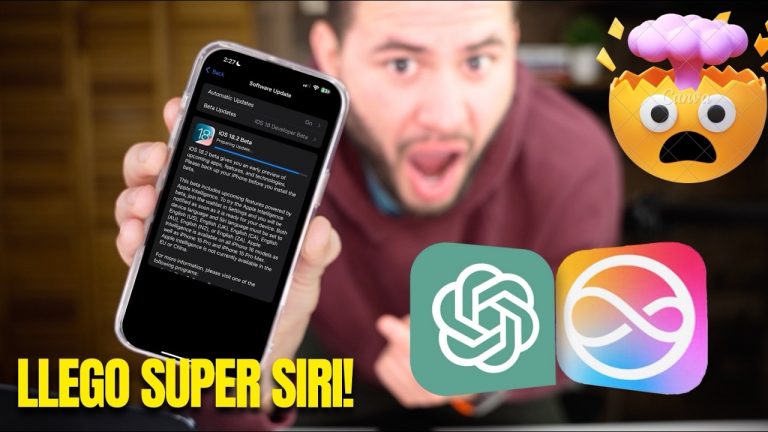 iOS 18.2 SALE CON INTEGRACION CHATGPT (SE MURIO EL DIABLO)