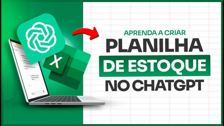 Aprenda a criar Planilha de Estoque Excel DENTRO do ChatGPT