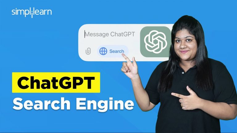 ChatGPT Search Engine | How To Use ChatGPT Search | Google Search Vs ChatGPT Search | Simplilearn