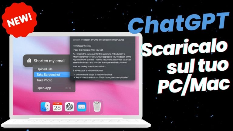 ChatGPT: come usare l’app desktop al meglio