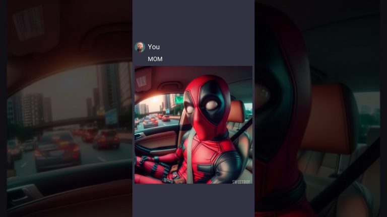 Deadpool gets adopted by Thanos #ai #aiart #chatgpt #memes