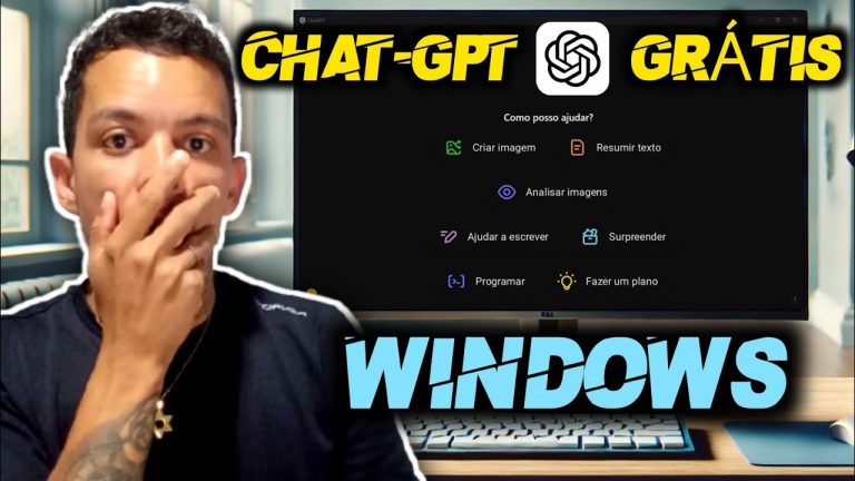 FINALMENTE NOVO ChatGPT para WINDOWS (GRATUITO)