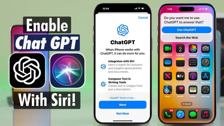 How To Enable Siri with ChatGPT on iPhone 16’s! [OpenAI]