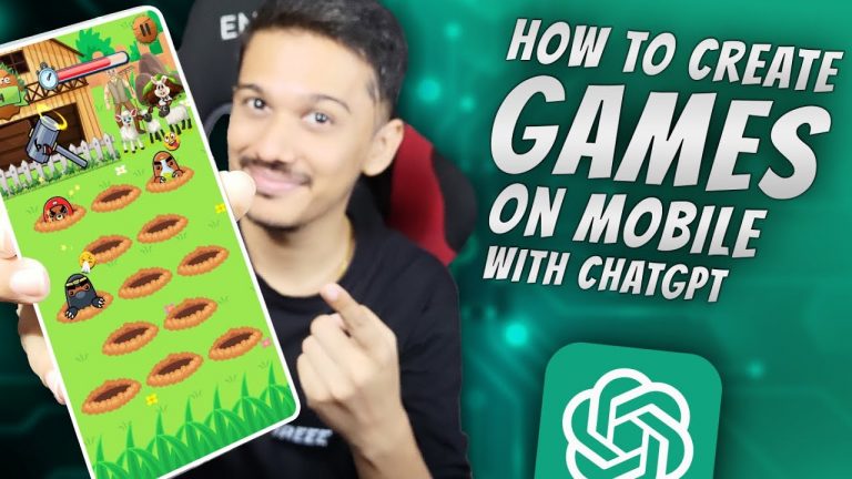 How to Create Games On Mobile With ChatGPT [No Coding Knowledge]