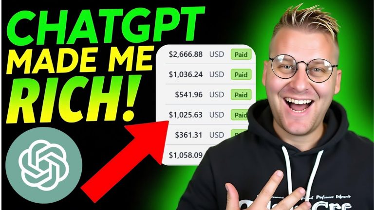 I Made MILLIONS with ChatGPT! Here’s The EXACT Tools I Use (Make Money Online With ChatGPT