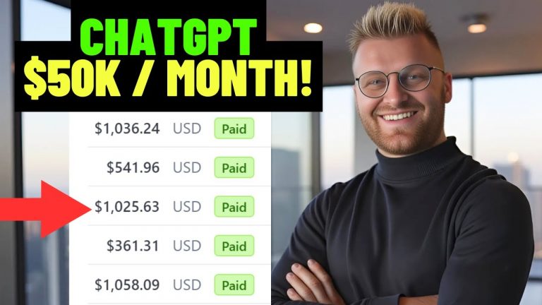 I Make $50,000 Monthly With ChatGPT! Now It’s Your Turn (Make Money Online With ChatGPT)