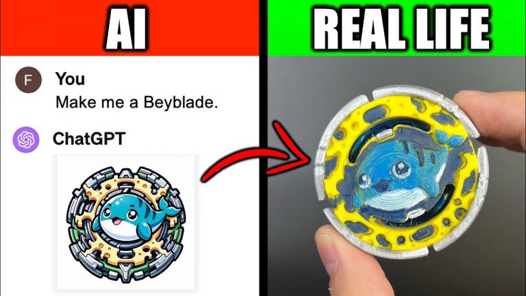 I told ChatGPT to make me beyblades…