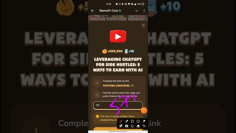 Memefi Video Code today | LEVERAGING CHATGPT FOR SIDE HUSTLES: 5 WAYS TO EARN WITH AI