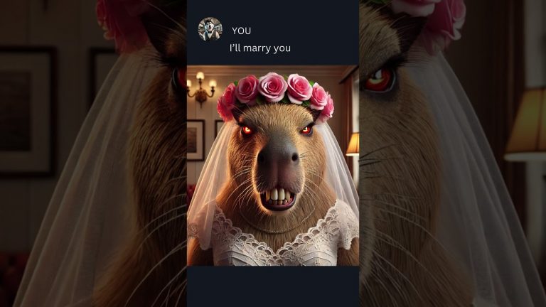 The Furry Love Story: Cat & Capybara’s Epic Marriage Ceremony