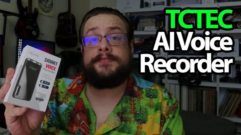 Unboxing the TCTEC AI Voice Recorder ChatGPT Empowered for Smart Transcription!