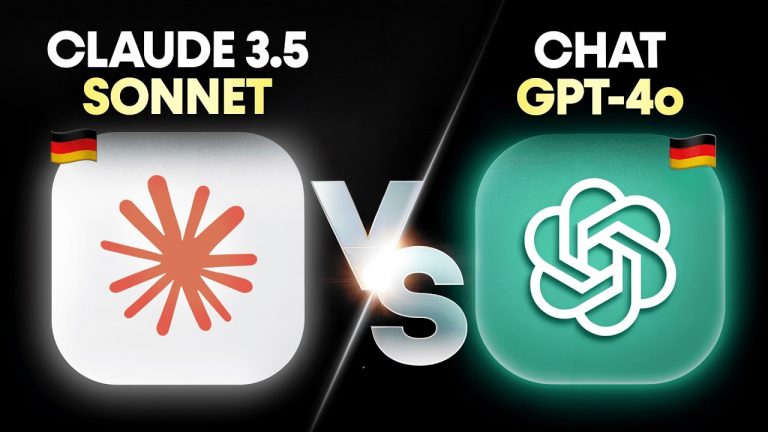 Warum & Wann du CLAUDE anstatt CHATGPT nutzen solltest! Claude 3.5 Sonnet vs. ChatGPT-4o (Deutsch)