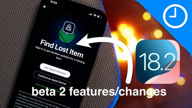 iOS 18.2 Beta 2 | 20+ Features: Camera Control AE/AF Lock, Video Looping Toggle, and more!